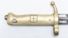 Italian Brass Handle 1870/87 TA with partial scabbard.