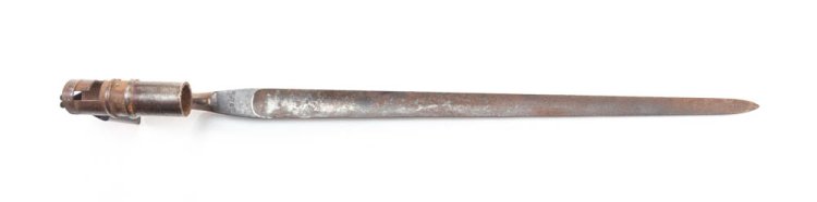 US M1851 Cadet socket bayonet n/s. - Click Image to Close