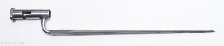 Replica British Brown Bess bayonet n/s. - Click Image to Close