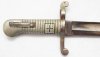 1860 US brass handled sword bayonet n/s.