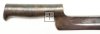 French 1865 sword socket bayonet for the Perrin Revolving rifle.