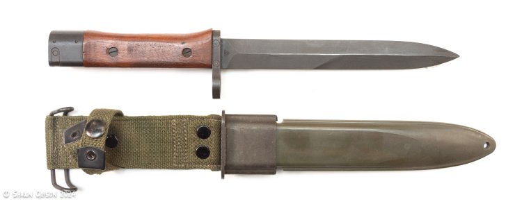 Dutch New Guinea Papoea Korps FN-Mauser Bayonet w/s. - Click Image to Close