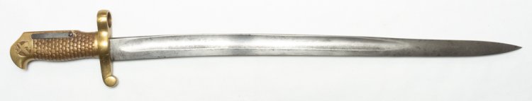 Mexican 1870 Yataghan for US M1870 Navy Rifle n/s. - Click Image to Close