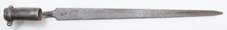 French M1771 Infantry musket bayonet n/s. - Click Image to Close